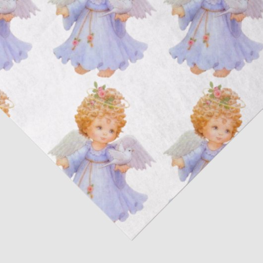 Kerstangels Tissuepapier (Detail)