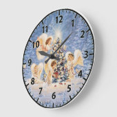 Kerstangelwandklok Grote Klok (Hoek)