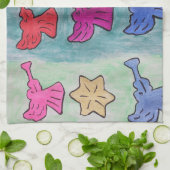 kerstanie met theedoeken (Gevouwen)