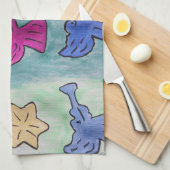 kerstanie met theedoeken (Quarter Fold)