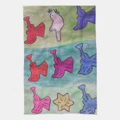 kerstanie met theedoeken (Verticaal)