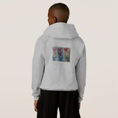 kerstanie met trompetshoed (Achterkant volledig)