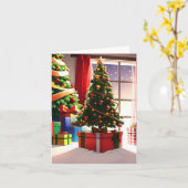 Kerstanime G - AI Kaart (Gele Bloem)