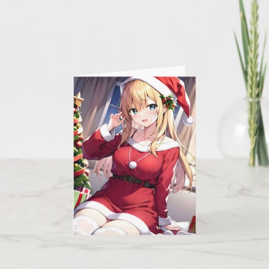 Kerstanime M - AI Kaart (Voorkant)
