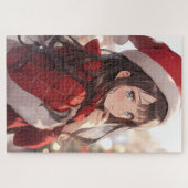 Kerstanimme Girl Legpuzzel (Horizontaal)