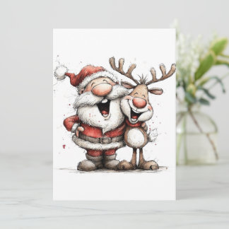 Kerstansichtkaart, Holiday Mini Art Print & Groet Feestdagenkaart