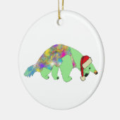Kerstanteater Funny Weird Psychedelic Animal Keramisch Ornament (Links)