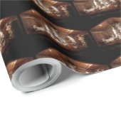 Kerstantieke Jezus Natitivity Manger Scene Cadeaupapier (Rol Hoek)