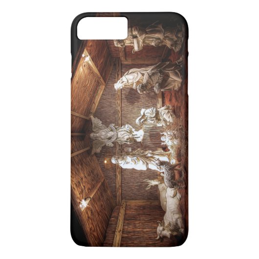 Kerstantieke Jezus Natitivity Manger Scene Case-Mate iPhone Case (Achterkant)