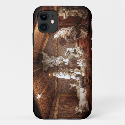 Kerstantieke Jezus Natitivity Manger Scene Case-Mate iPhone Case (Achterkant)