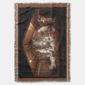 Kerstantieke Jezus Natitivity Manger Scene Deken (Voorkant Verticaal)