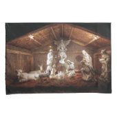 Kerstantieke Jezus Natitivity Manger Scene Kussensloop (Voorkant-Rechts)