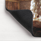 Kerstantieke Jezus Natitivity Manger Scene Muismat (Hoek)