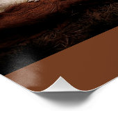 Kerstantieke Jezus Natitivity Manger Scene Poster (Hoek)