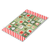 Kerstantieke kalendars notitieblok (Schuin)