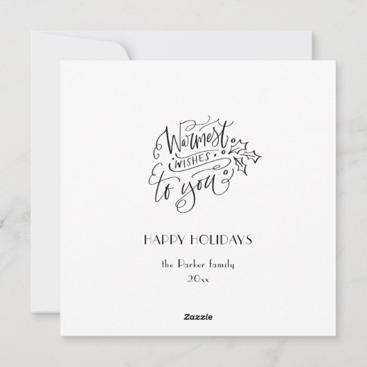 Kerstaonderkunst | Fun. Feestdagenkaart (Achterkant)