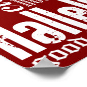 Kerstaonderkunst Poster (Hoek)