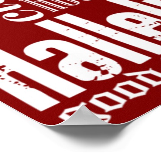 Kerstaonderkunst Poster (Hoek)