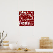 Kerstaonderkunst Poster (Keuken)