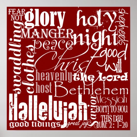 Kerstaonderkunst Poster (Voorkant)