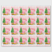 Kerstaonderpapier (a431) cadeaupapier (Vlak)