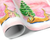 Kerstaonderpapier (a431) cadeaupapier (Rol Hoek)