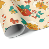 Kerstapatroonbrood Cadeaupapier (Rol Hoek)