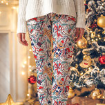 Kerstapatroongebak Leggings<br><div class="desc">Stap in de vakantiedrang met deze schattige peperkoek mannen leggings! Met een feestelijk patroon van peperkoekjes, snoepstokken en strooisel, zullen deze leggings zeker een glimlach op je gezicht brengen. Gemaakt van zachte, elastische stof, ze zijn perfect voor het opzadelen door het vuur of het verspreiden van feestvreugde, waar je ook...</div>