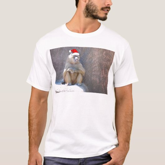 Kerstapen en Bavianen T-shirt (Voorkant)