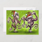 KerstapenElves Feestdagenkaart (Voorkant / Achterkant)