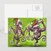 KerstapenElves Feestdagenkaart (Voorkant / Achterkant)