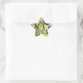 KerstapenElves Ster Sticker (Tas)