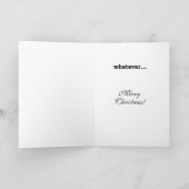 kerstapengnoom feestdagen kaart (Binnen)