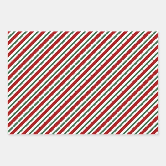 Kerstapes rood wit inpakpapier vel (Voorkant)