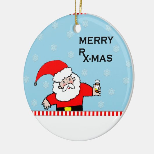 Kerstapotheek Keramisch Ornament (Links)