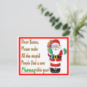 Kerstapotheken en -Kaarten Feestdagenkaart (Staand voorkant)