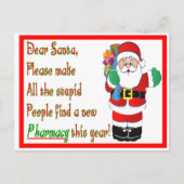 Kerstapotheken en -Kaarten Feestdagenkaart (Voorkant)