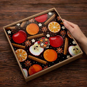 kerstappelsap | Papier voor appelweefsel