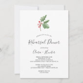 Kerstarecensie en Rood-Berry repetitie Kaart (Voorkant)