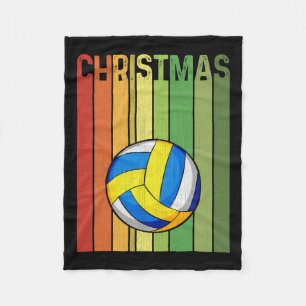 kerstarecorder Volleyball Player Cute Group Match Fleece Deken