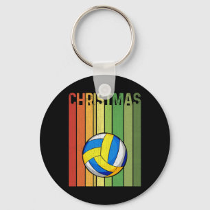kerstarecorder Volleyball Player Cute Group Match Sleutelhanger