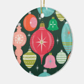 Kerstarecroornamenten Groen Keramisch Ornament (Links)