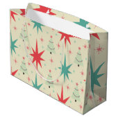 Kerstarector uit de jaren vijftig groot cadeauzakje (Achterkant Gekanteld)