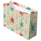 Kerstarector uit de jaren vijftig groot cadeauzakje (Voorkant Gekanteld)