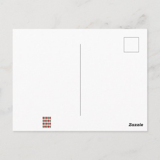 KerstArgyle Briefkaart (Achterkant)