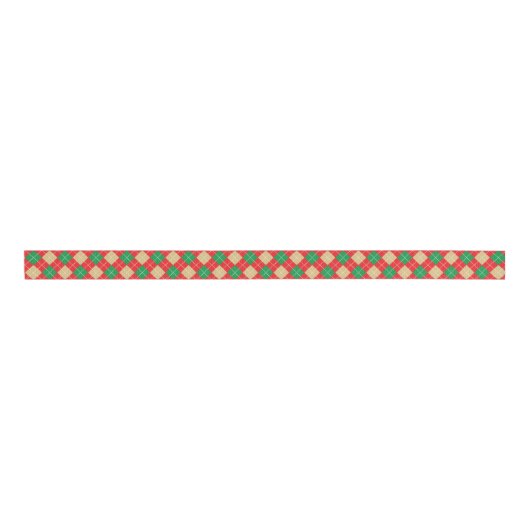 KerstArgyle Grosgrain Lint (Voorkant)