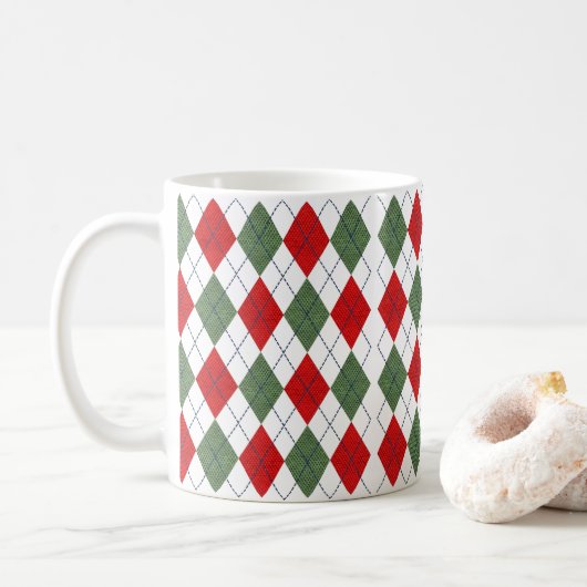 KerstArgyle Koffiemok (Met donut)