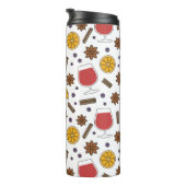 Kerstarode wijningrediënten thermosbeker (Geroteerd rechts)