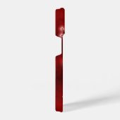 Kerstartiest met zwarte kat iPhone hoesje (Rechterkant)