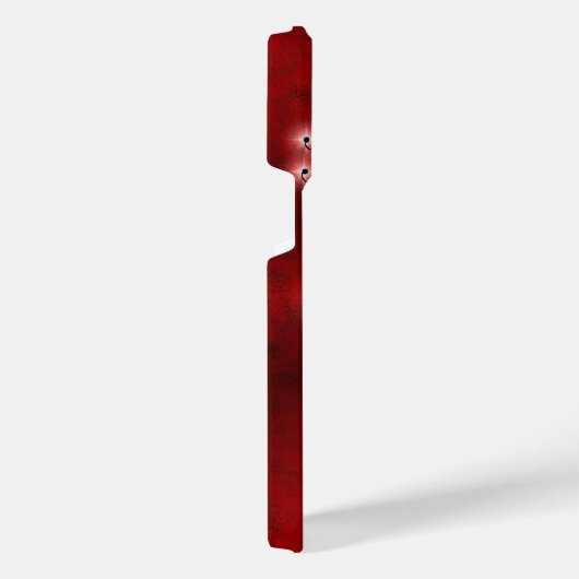 Kerstartiest met zwarte kat iPhone hoesje (Rechterkant)